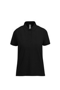 B&C CGPW461 - MY POLO 180 donna maniche corte Black