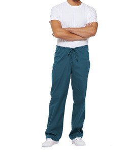Dickies Medical DKE83006 - Pantaloni unisex a vita normale con coulisse Blu caraibi