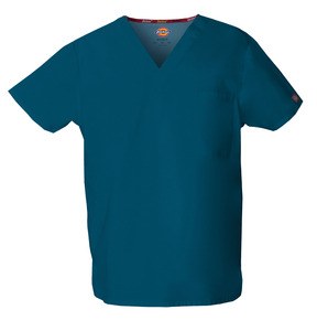 Dickies Medical DKE83706 - Casacca collo a V unisex Blu caraibi