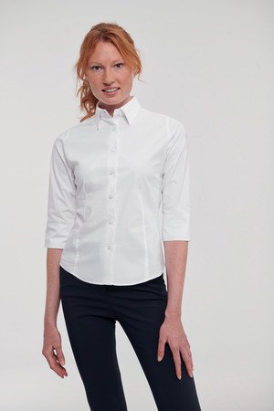 Russell Collection RU946F - Camicia donna maniche a 3/4