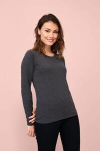 SOLS 02075 - Imperial LSL WOMEN T Shirt Donna Manica Lunga