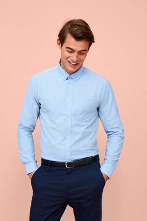 SOLS 02920 - Boston Fit Camicia Uomo Oxford Manica Lunga