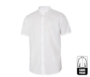 VELILLA V5012S - Camicia da uomo a maniche corte con collo alla coreana