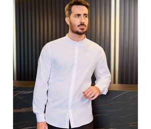 VELILLA V5013S - Camicia da uomo a maniche lunghe con collo alla coreana