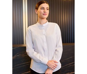 VELILLA V5015S - Camicia da donna a maniche lunghe con collo alla coreana