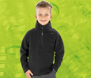 Result RS905J - Pile per bambini con colletto con zip in poliestere riciclato