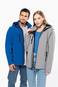 Kariban K422 - Giacca unisex Softshell a 3 strati con cappuccio e maniche staccabili