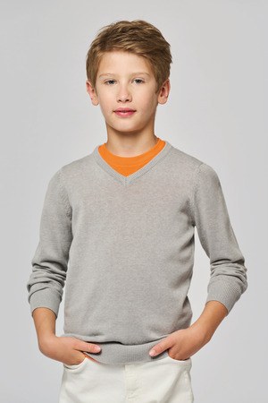 Kariban K9109 - Pullover bambino con collo a V